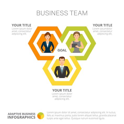 Teamwork Infographics Slide Template Vector Free Download