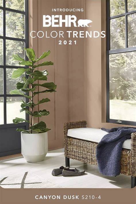 Maybe you would like to learn more about one of these? Canyon Dusk S210-4 | BEHR® Color Trends 2021 Palette in ...