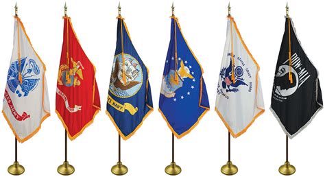 Us Military And Armed Services Flags