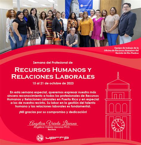 Felicitaciones En La Semana Del Profesional De Recursos Humanos Y Relaciones Laborales Recinto