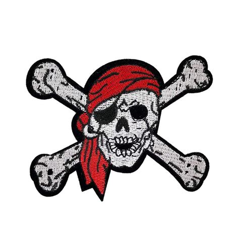 Us 799 Skull Pirate Patches Set Of 2