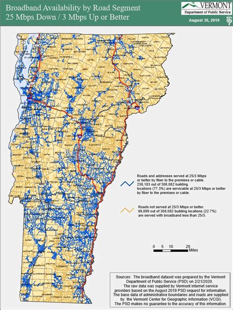 Broadband High Speed Internet Availability In Vermont Department Of