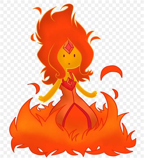 Flame Princess Finn The Human Fire Fan Art Png 747x900px Flame