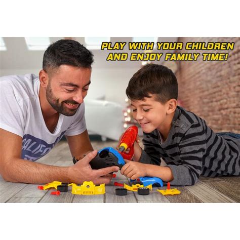 30 Piece Kids Take Apart Racing Car Toy Construction Play Set