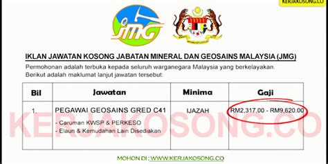 Borang pengesahan dari jabatan mineral dan geosains malaysia. Jawatan Kosong Jabatan Mineral Dan Geosains Malaysia (JMG ...