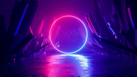 Hd Pink Blue Neon Wallpapers Wallpaper Cave