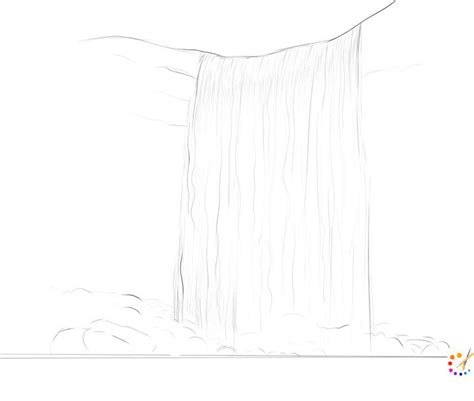Water Fall How To Draw Easy Step By Step Foster Hiscirs