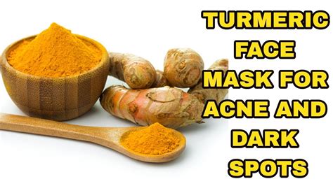 DIY TURMERIC FACE MASK FOR ACNE AND DARK SPOTS YouTube