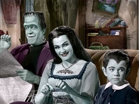 Herman Lily And Their Son Eddie Munster Super Actorsactresses