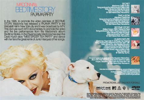 Bedtime Story Pajama Party Madonna Fanmade Artworks