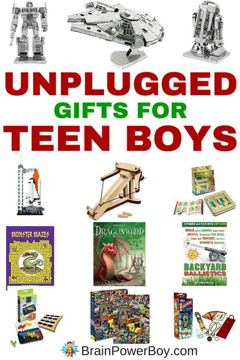 Our gallery of teenage boy's gift ideas include something for every kind out teenager out there; Amazing Inexpensive Gifts for Teen Boys: Unplugged!