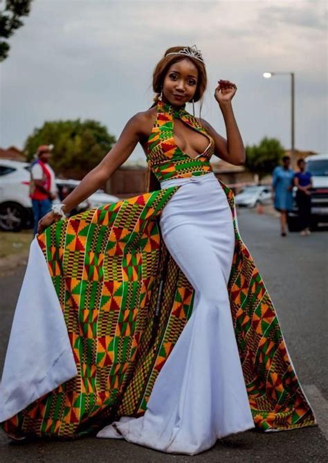Kente African Clothing For Women African Mermaid Gown Prom Gown Dashiki Ankara Latest