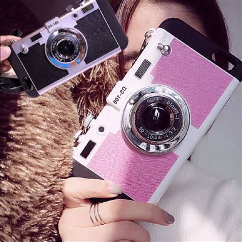 Hot Fashion 3d Camera Pc Cover Case High Quality Korean Style Phone