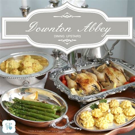 This downton abbey dinner party menu is delightful for serving during downton abbey's final season on masterpiece theatre. Downton Abbey Meal | Dinner, English food, Christmas food ...