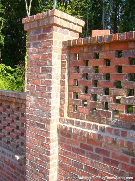 Pierced Brick Walls A Classic Screen Alternative Brick Garden Brick