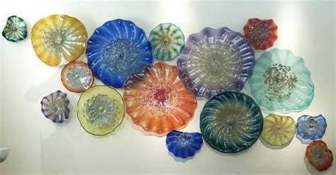 Multi Color Murano Glass Plates For Wall Decorative Art Yk B69 China Glass Plates And Murano