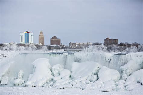 Niagara Falls Beautiful Frozen Winter Wonderland Cbs News