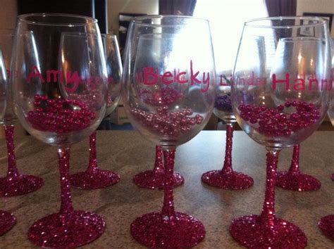 Personalized Wine Glasscute Bachelorette Idea Cvb