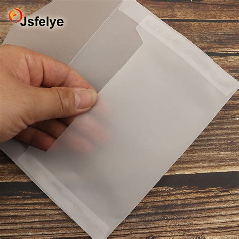 123mm X 174mm Clear Translucent Quality Peel And Seal 5x7 Vellum