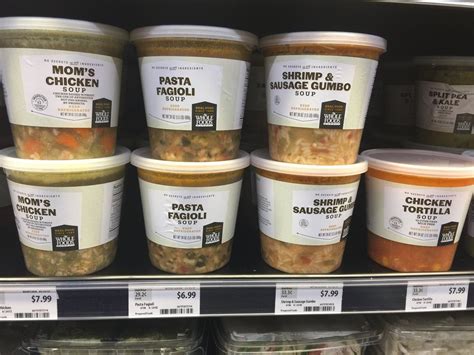 On the other hand, some employees admit that whole foods makes high margins on candy (such as fancy marshmallows) and whole body products, the section of the store that contains. New soups $$7.99/24 oz.! - Yelp
