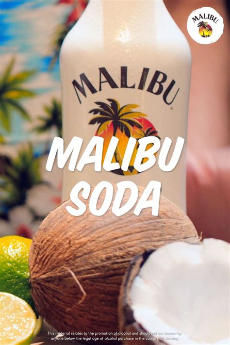I use the mixel app and many drinks require white rum and it doesn't classify that as coconut rum like malibu. Your holiday party just got a whole lot brighter, with our simple & easy-to-make Malibu Soda ...