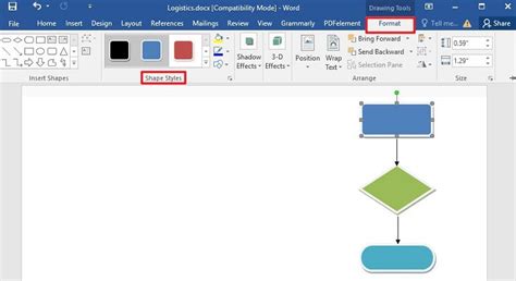 How To Make A Flowchart In Word Online Chart Examples