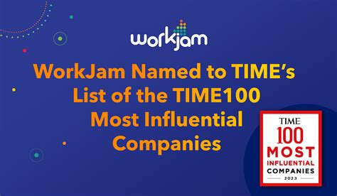 Time100 Most Influential Companies 2023 Workjam