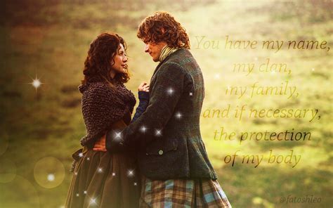 Claire And Jamie Outlander 2014 Tv Series Wallpaper 38068481 Fanpop