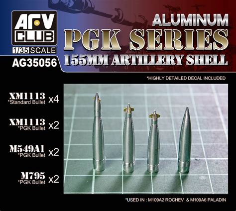 135 Us M1122 And M454 155mm Artillery Shells Military Upgrade Set 135