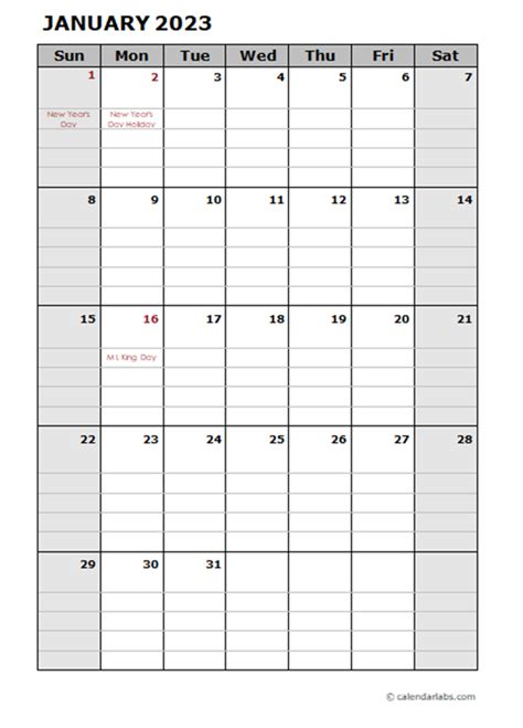 2023 Calendar Free Printable Excel Templates Calendarpedia 2023 Year
