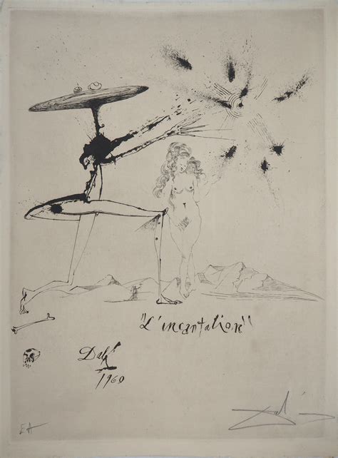 Salvador Dali Surrealist Nude Original Etching Signed Barnebys