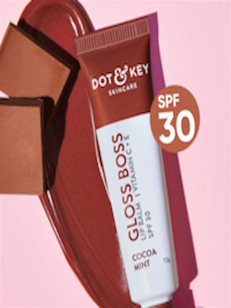 Buy Dot And Key Gloss Boss Vitamin C E Tinted Lip Balm With Spf 30 12 G Cocoa Mint Lip Care For