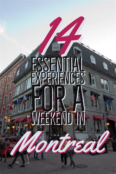 From enjoying the local eats to seeing the sights, Montreal has lots to ...