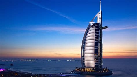 Burj Al Arab Dubai Förenade Arabemiraten Dubai Hotel Arquitetura