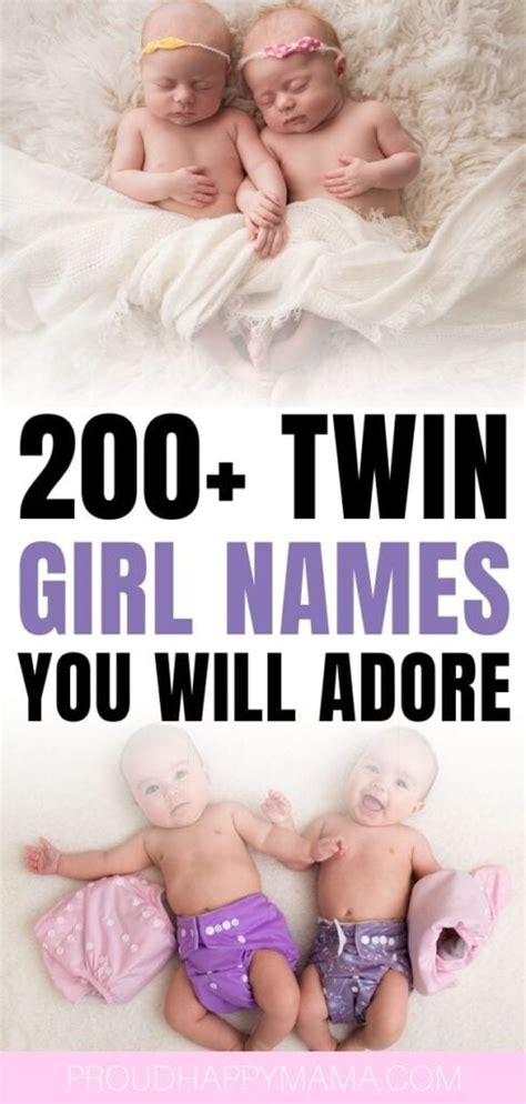 200 Cute Twin Girl Names That Are Perfectly Paired