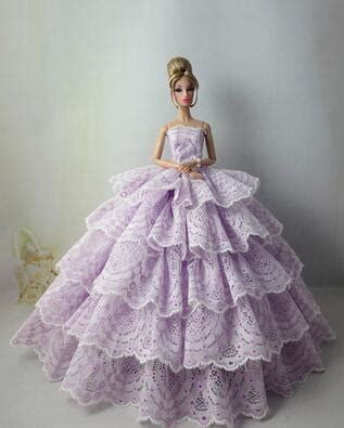 Fashion royalty princess wedding dress bride gown+veil+gloves for barbie doll b1. New for handmade barbie doll clothes barbie evening dress ...