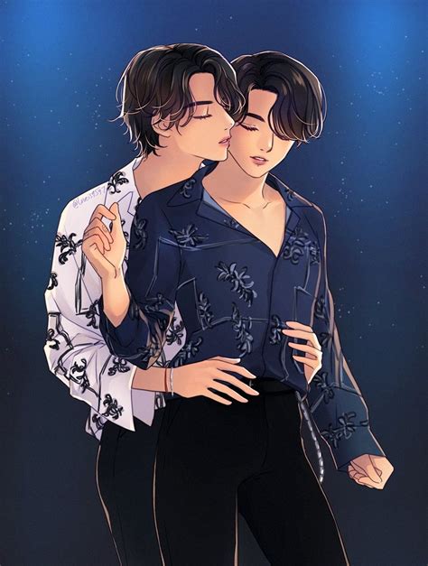 Loveis9597 On Twitter In 2020 Vkook Fanart Jungkook Fanart Bts