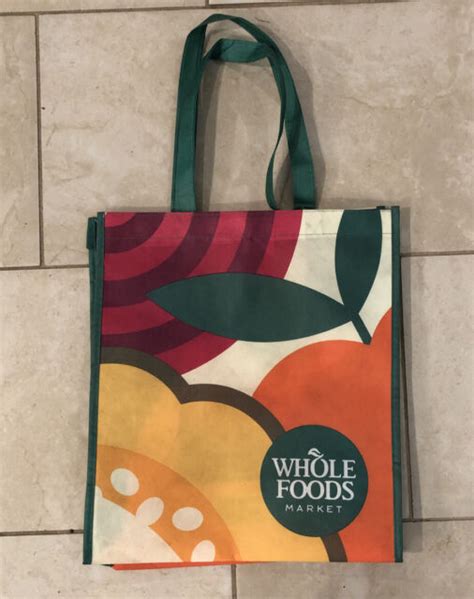 Whole Foods Reusable Shopping Bag 2019 135 X155 X75 Ebay