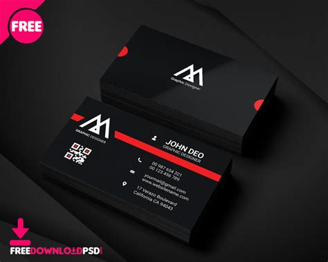 Sample Graphic Designer Business Card