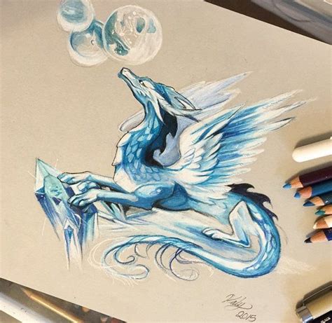 Fabulous Colored Pencils Drawing By Katy Lipscomb In 2019 Dragon