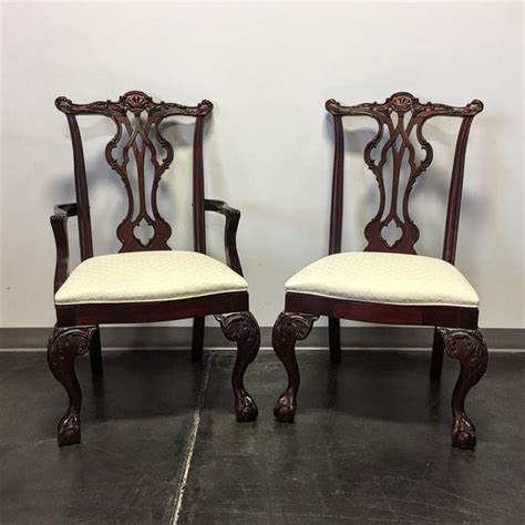 John thomas bedroom nightstand bd 9002 john thomas. Thomasville Mahogany Collection Chippendale Dining Chairs ...