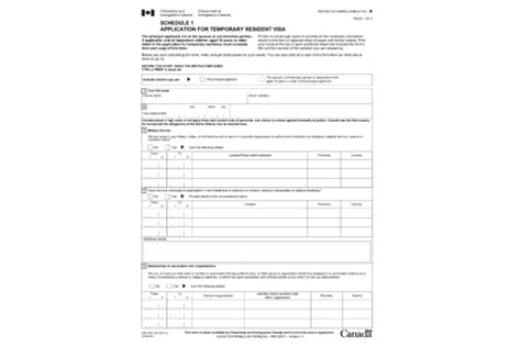 Canadian Visa Application Form Imm 5257 Pdf