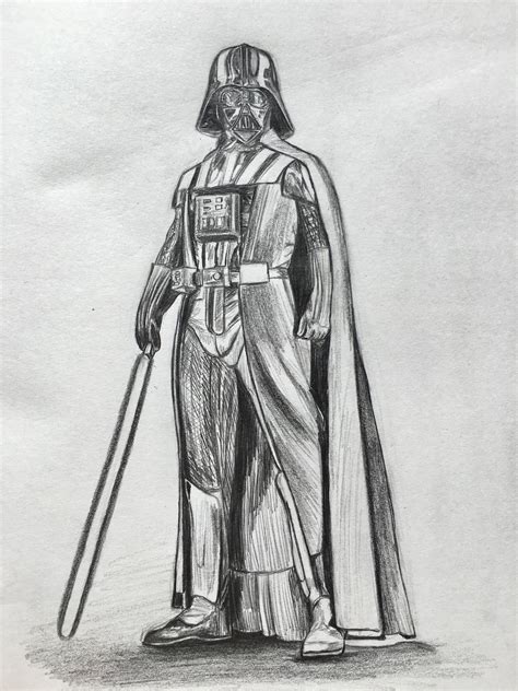 Darth Vader Sketch Starwars