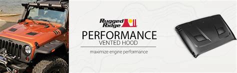 Rugged Ridge 1775901 Performance Vented Hood Primered For