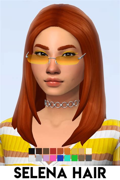 Selena Hair At Vikai Sims 4 Updates