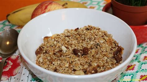 Receta Super Granola Deliciosa Y Saludable Granola Recipe Lacocinadera Youtube