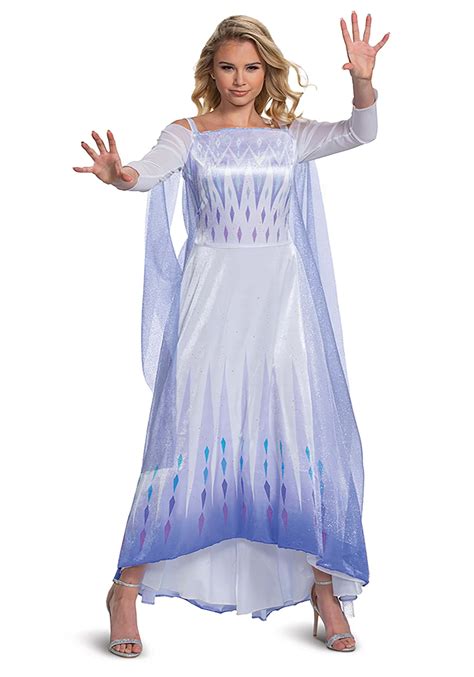 Frozen Snow Queen Elsa Women S Deluxe Costume