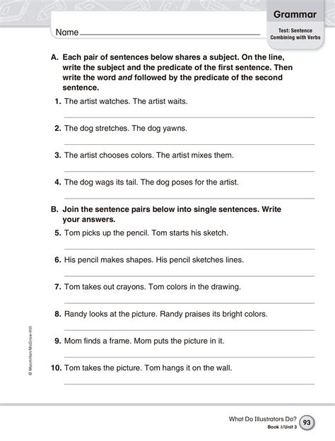 The 7th grade common core worksheets section includes the topics of; Grammar Practice Workbook Grade 7 Answer Key - DIY Worksheet