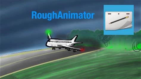 Animated Plane Landing Roughanimator Tutorial Youtube
