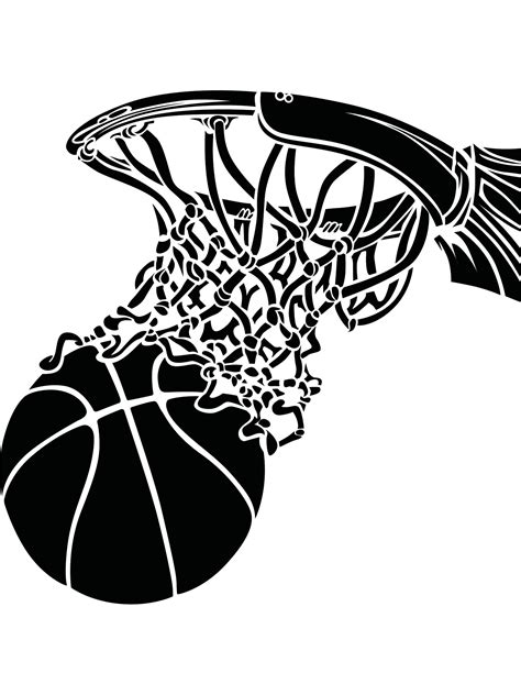 Basketball Stencils Free Printable